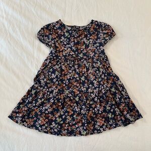 Carter's Navy Floral Tiered Sundress